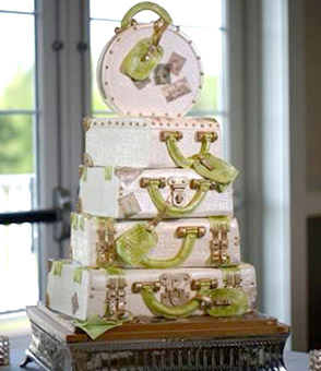 Perfect Cake for the Perfect Wedding Theme!